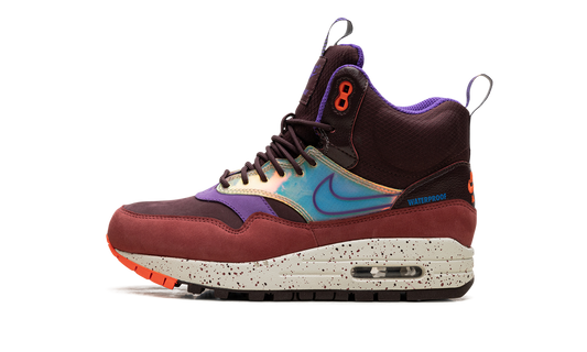 AIR MAX 1 MID SNEAKERBOOT WMNS "Deep Burgundy Iridescent" 685269 600